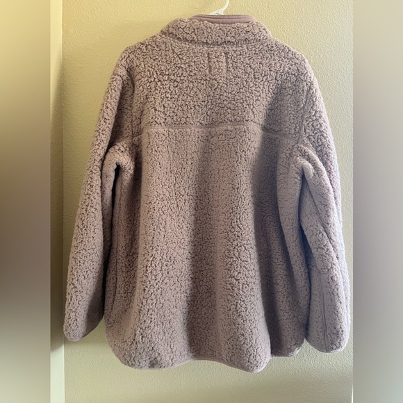 Time and Tru Sherpa Fluffy Teddy Pullover Light Pink Women's Size 16/18 XL - Picture 3 of 8